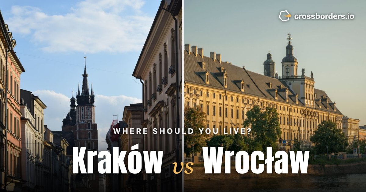 Kraków vs Wrocław — side-by-side city comparison
