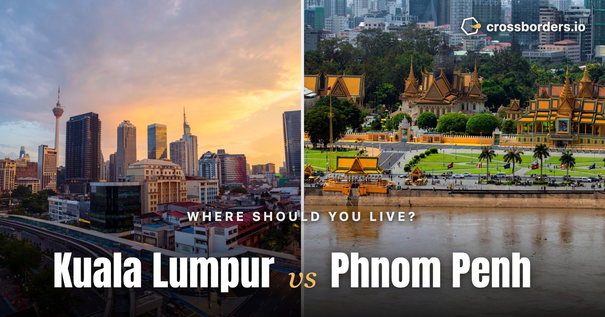 Kuala Lumpur vs Phnom Penh — side-by-side city comparison