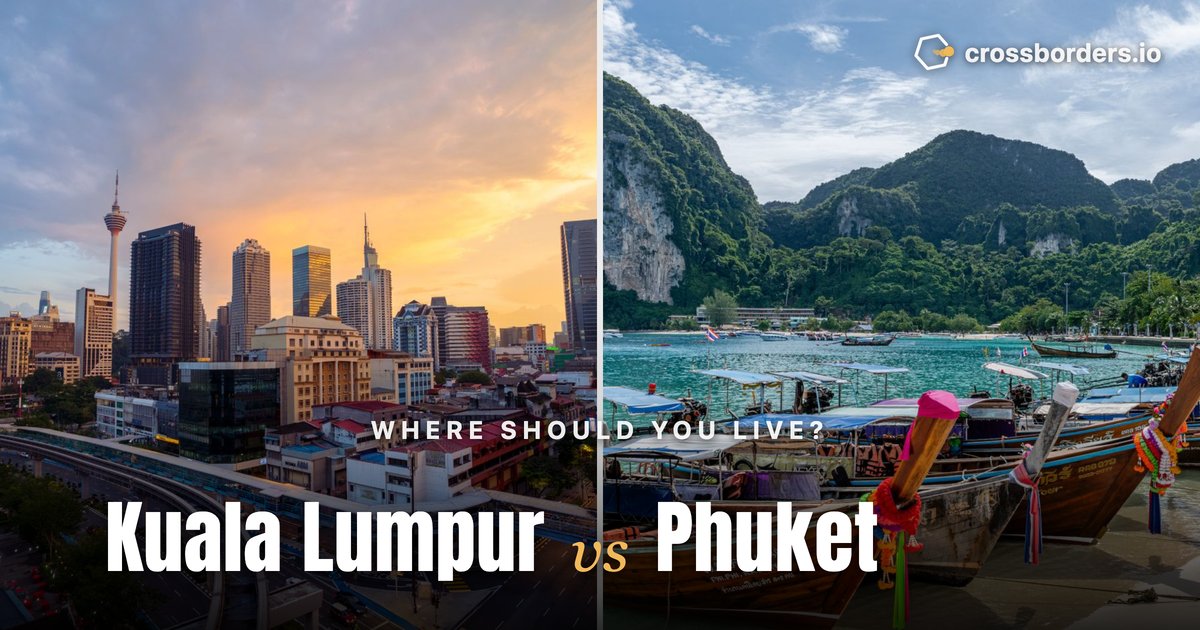 Kuala Lumpur vs Phuket — side-by-side city comparison