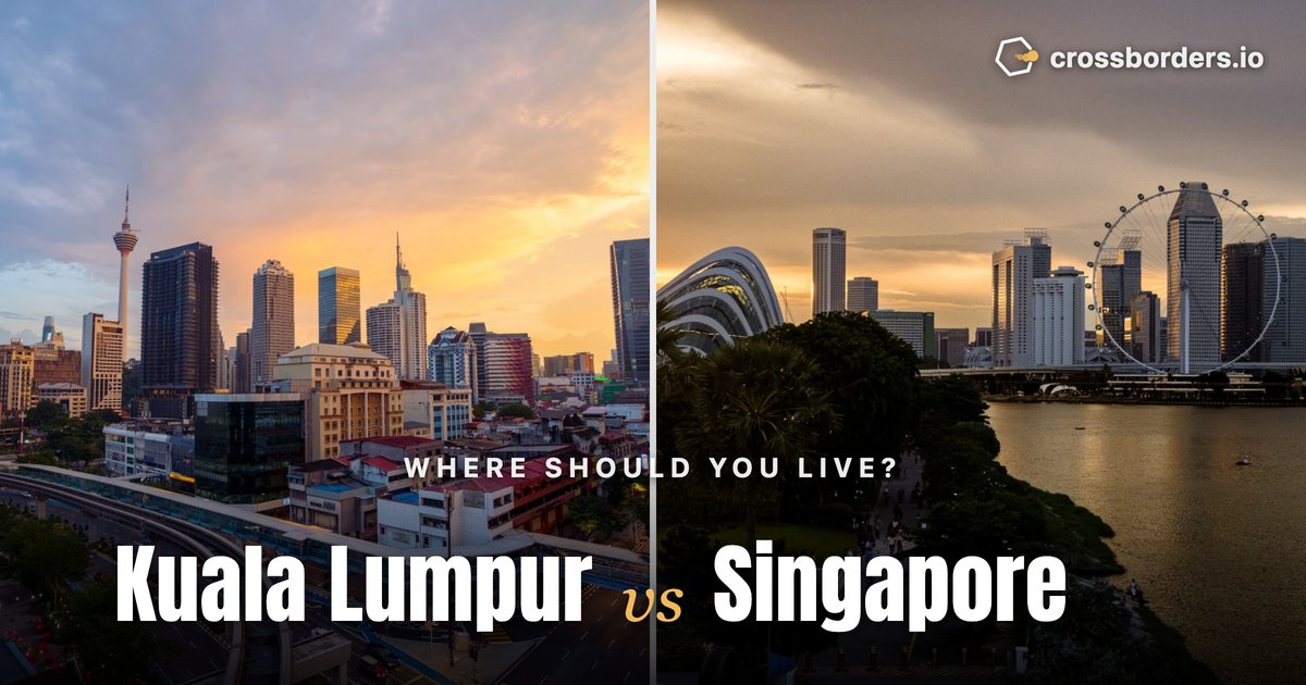 Kuala Lumpur vs Singapore — side-by-side city comparison