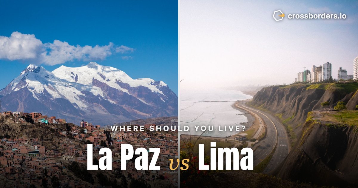 La Paz vs Lima — side-by-side city comparison