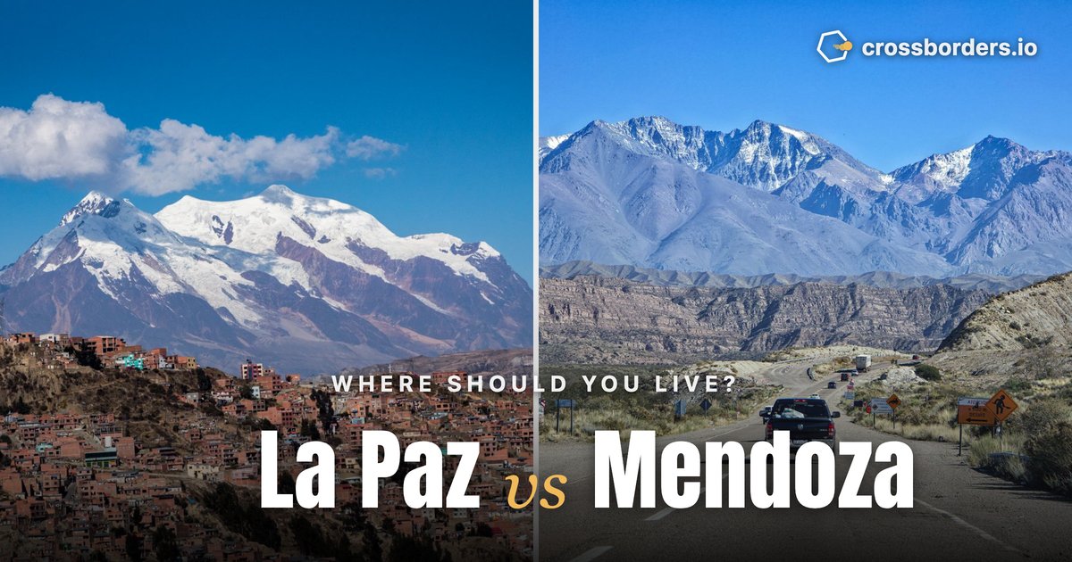 La Paz vs Mendoza — side-by-side city comparison