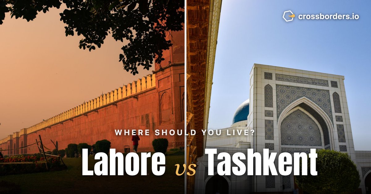 Lahore vs Tashkent — side-by-side city comparison