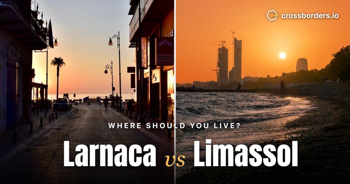 Larnaca vs Limassol — side-by-side city comparison