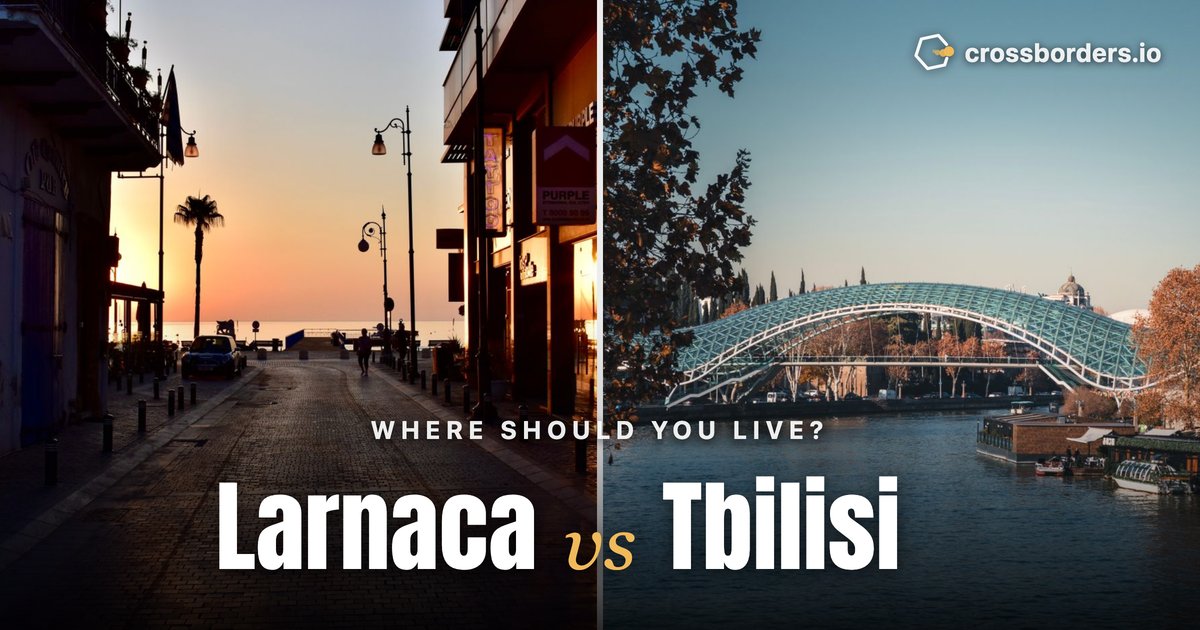 Larnaca vs Tbilisi — side-by-side city comparison