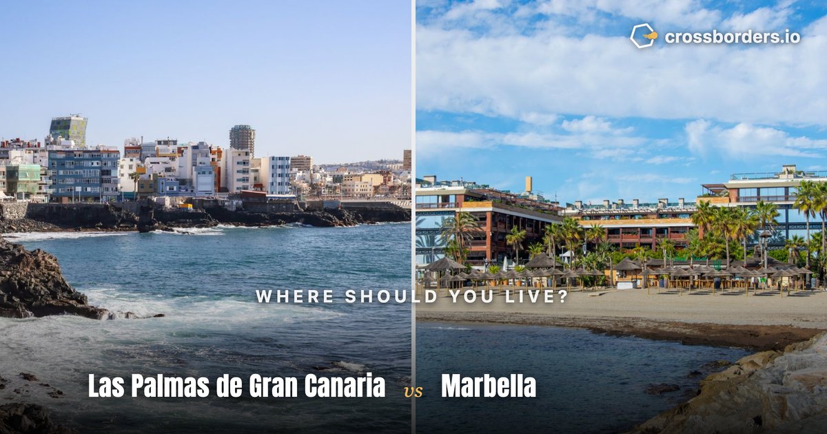 Las Palmas de Gran Canaria vs Marbella — side-by-side city comparison