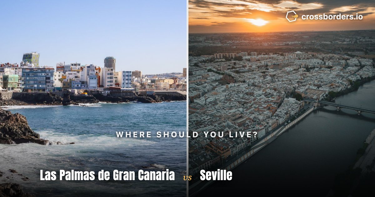Las Palmas de Gran Canaria vs Seville — side-by-side city comparison