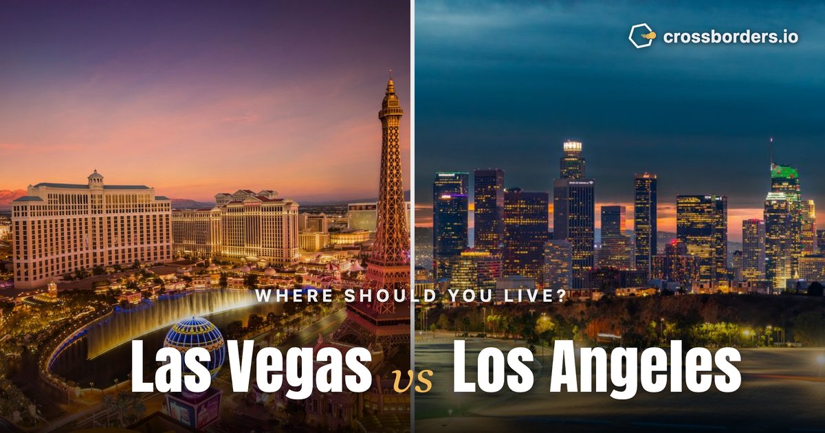 Las Vegas vs Los Angeles — side-by-side city comparison