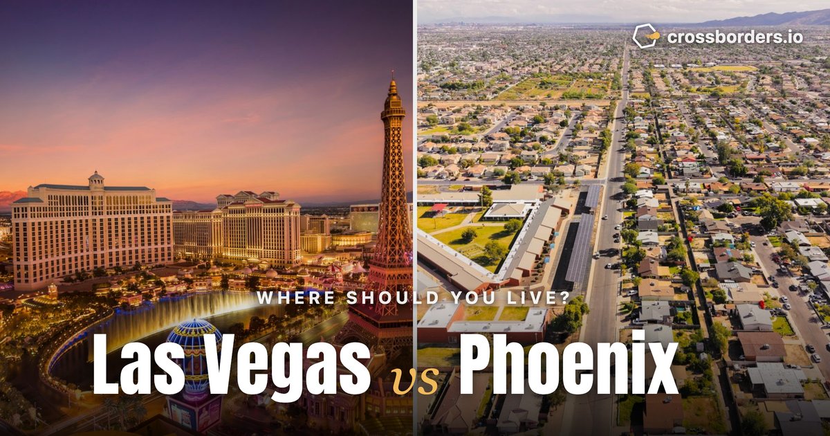 Las Vegas vs Phoenix — side-by-side city comparison