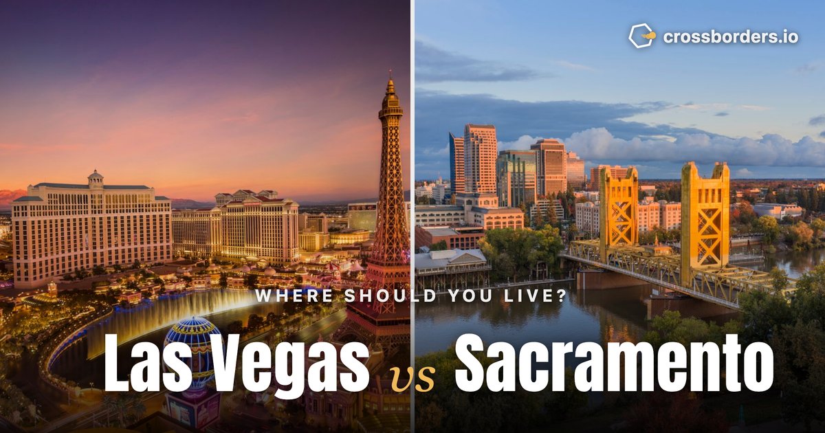 Las Vegas vs Sacramento — side-by-side city comparison