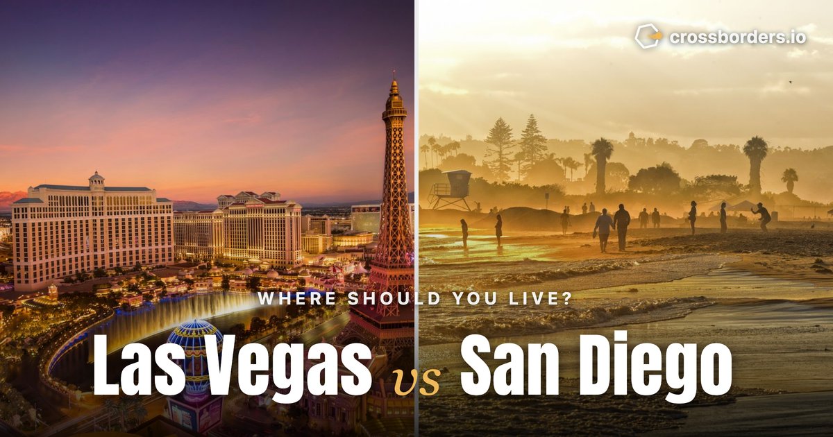Las Vegas vs San Diego — side-by-side city comparison