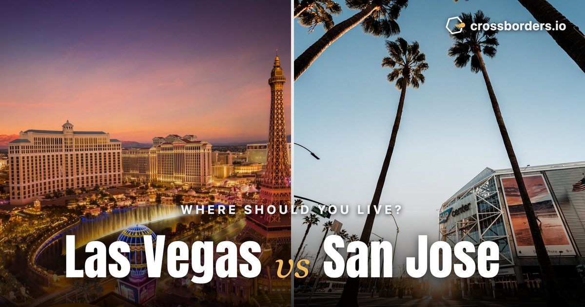Las Vegas vs San Jose — side-by-side city comparison