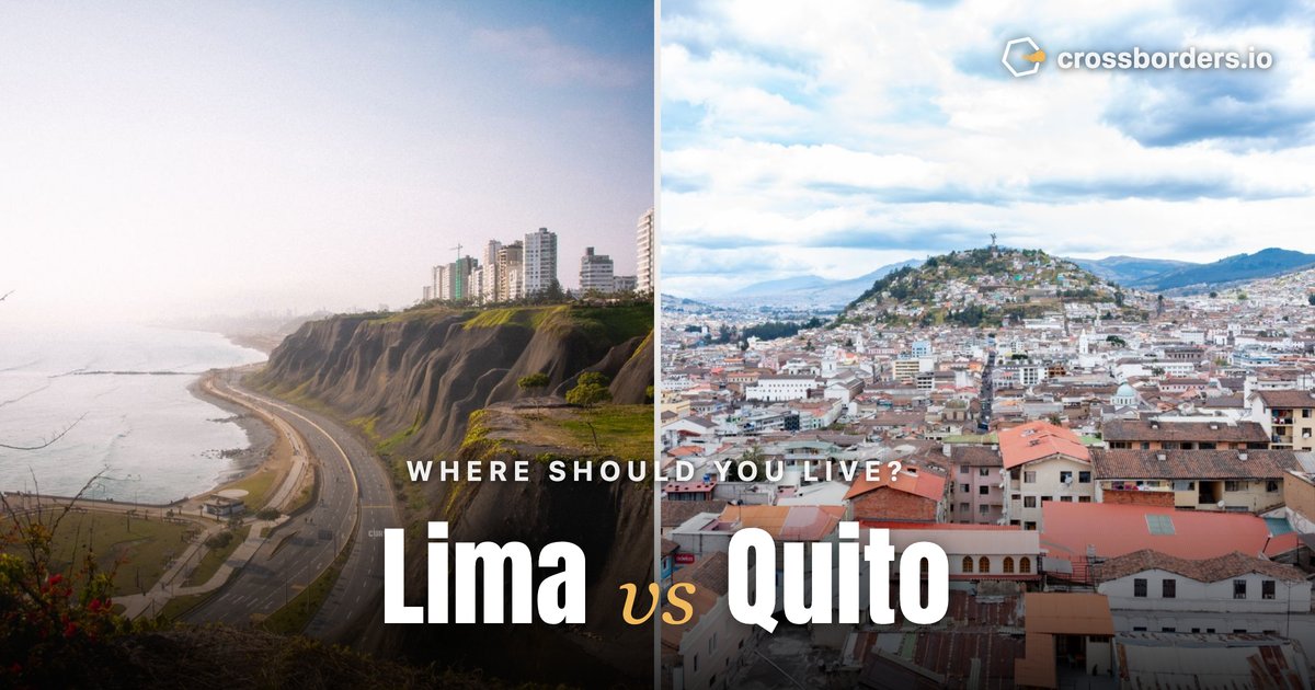 Lima vs Quito — side-by-side city comparison