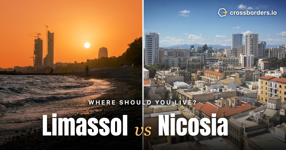 Limassol vs Nicosia — side-by-side city comparison