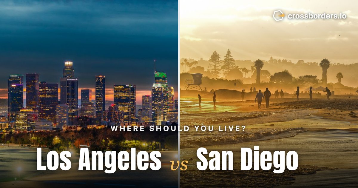Los Angeles vs San Diego — side-by-side city comparison