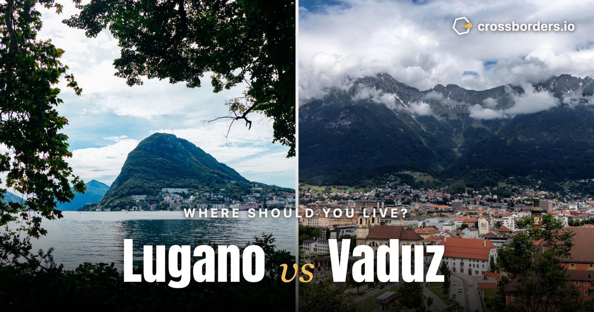 Lugano vs Vaduz — side-by-side city comparison