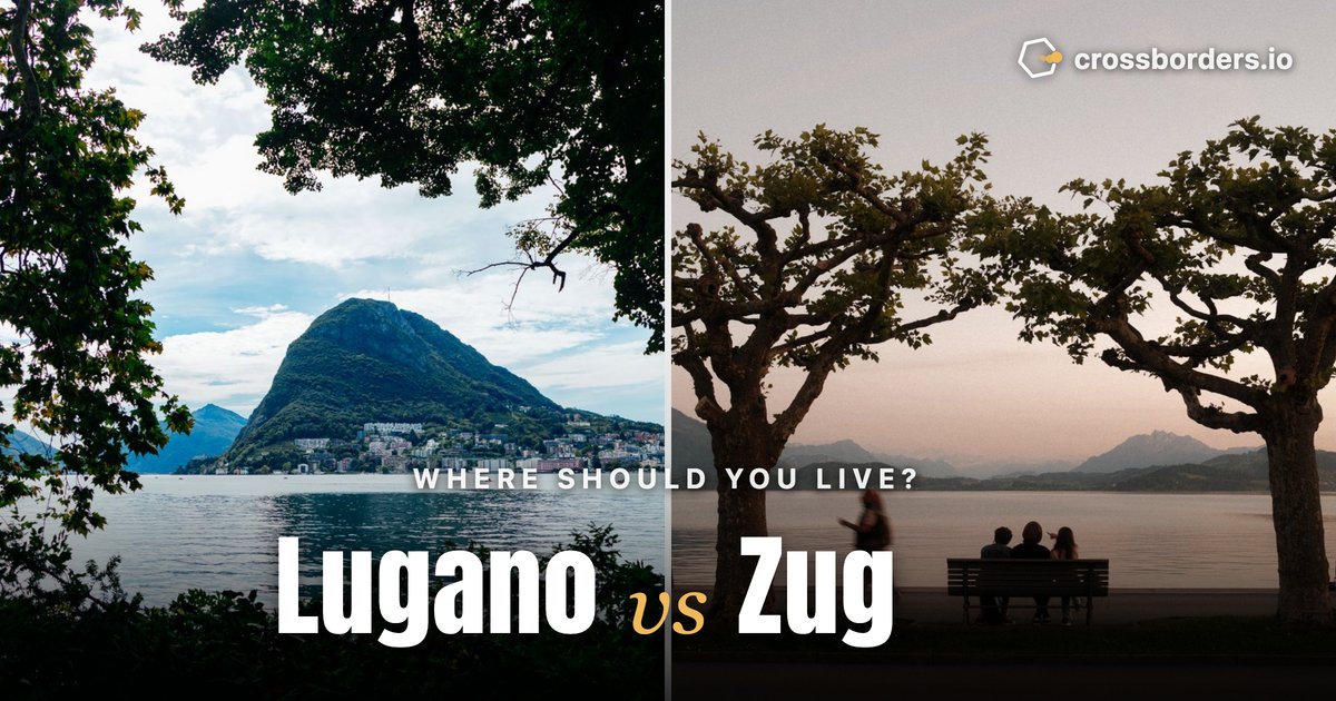 Lugano vs Zug — side-by-side city comparison