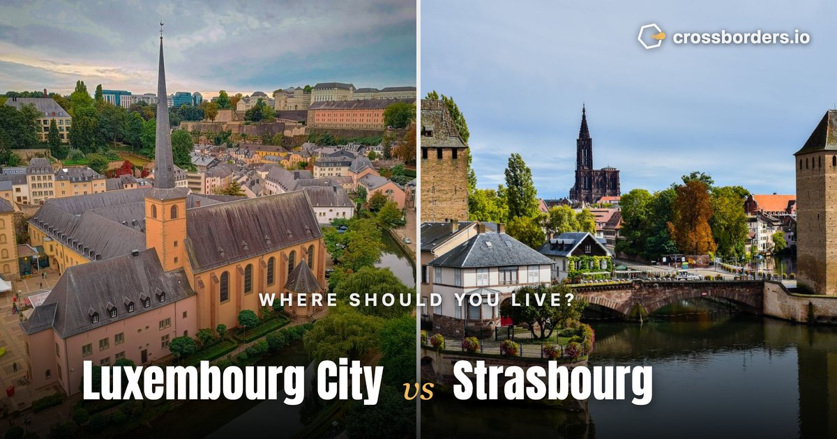 Luxembourg City vs Strasbourg — side-by-side city comparison