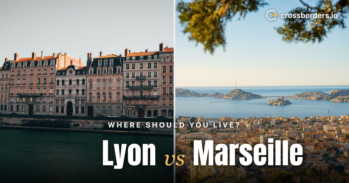 Lyon vs Marseille — side-by-side city comparison