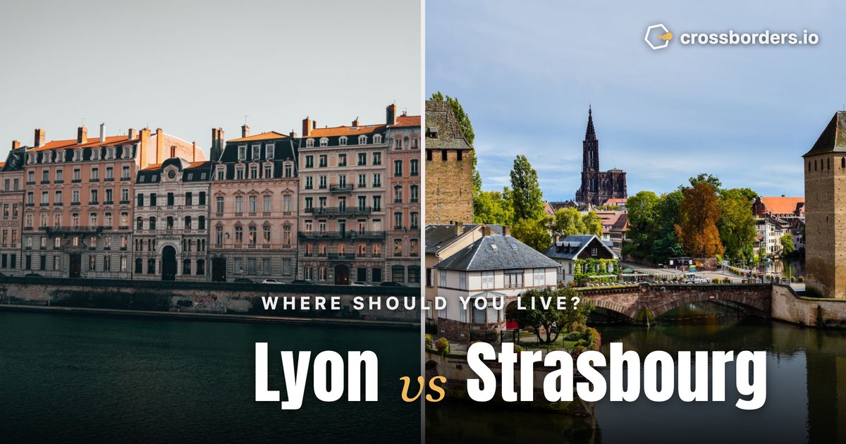 Lyon vs Strasbourg — side-by-side city comparison