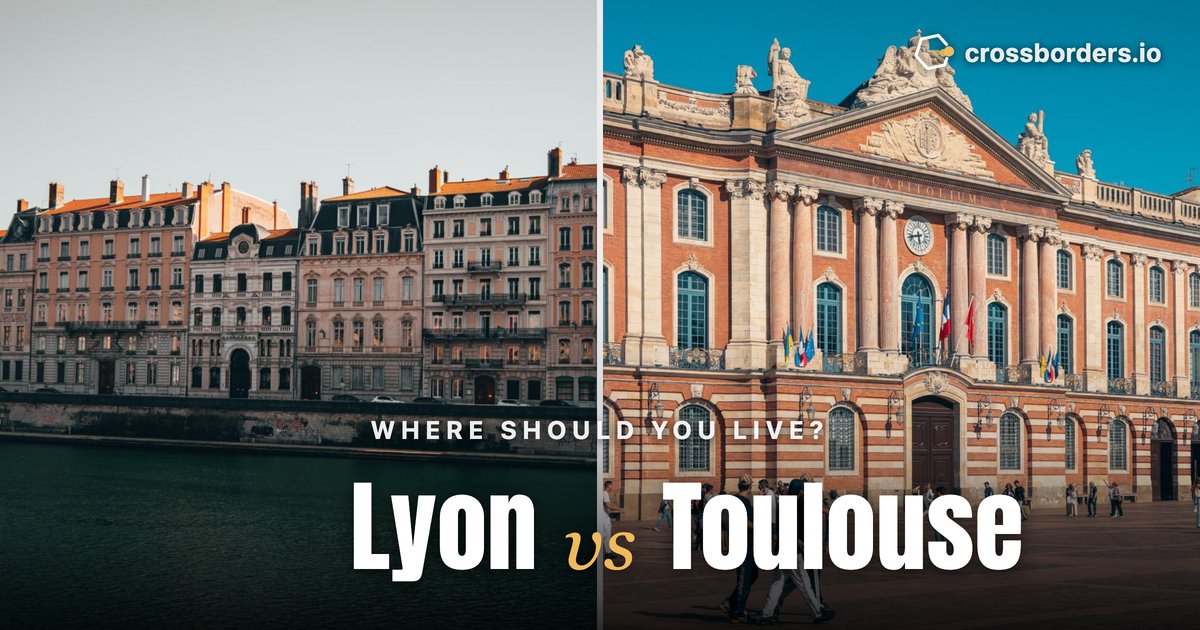 Lyon vs Toulouse — side-by-side city comparison