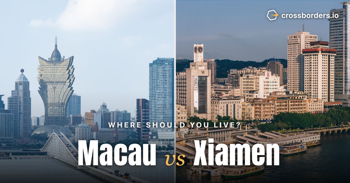Macau vs Xiamen — side-by-side city comparison