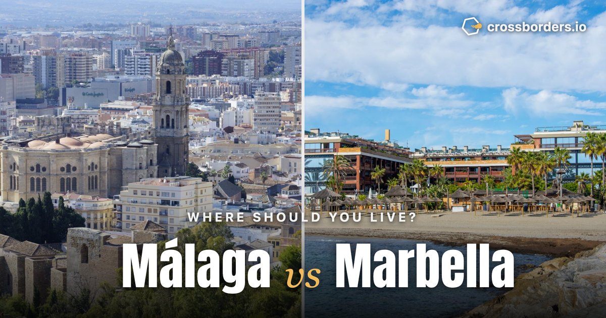Málaga vs Marbella — side-by-side city comparison