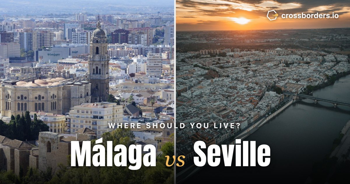 Málaga vs Seville — side-by-side city comparison