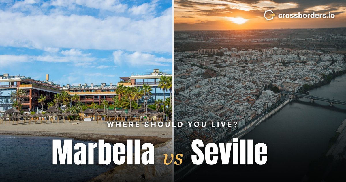 Marbella vs Seville — side-by-side city comparison