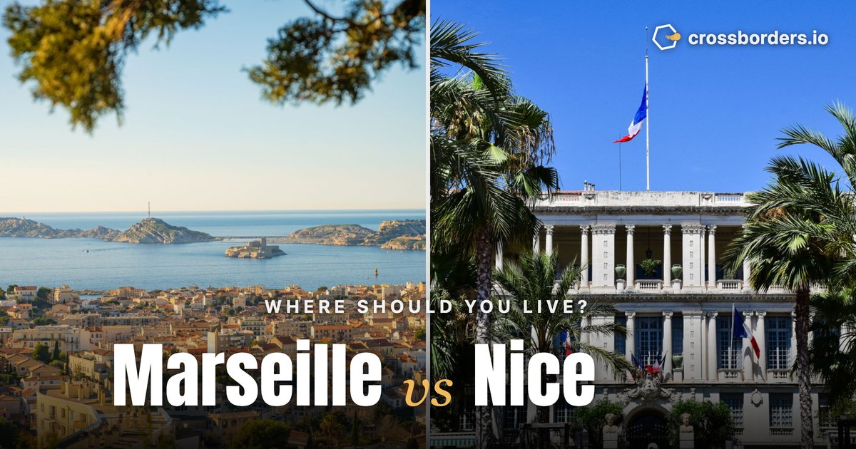 Marseille vs Nice — side-by-side city comparison