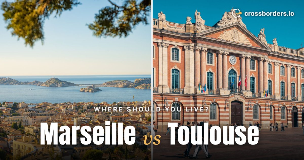 Marseille vs Toulouse — side-by-side city comparison