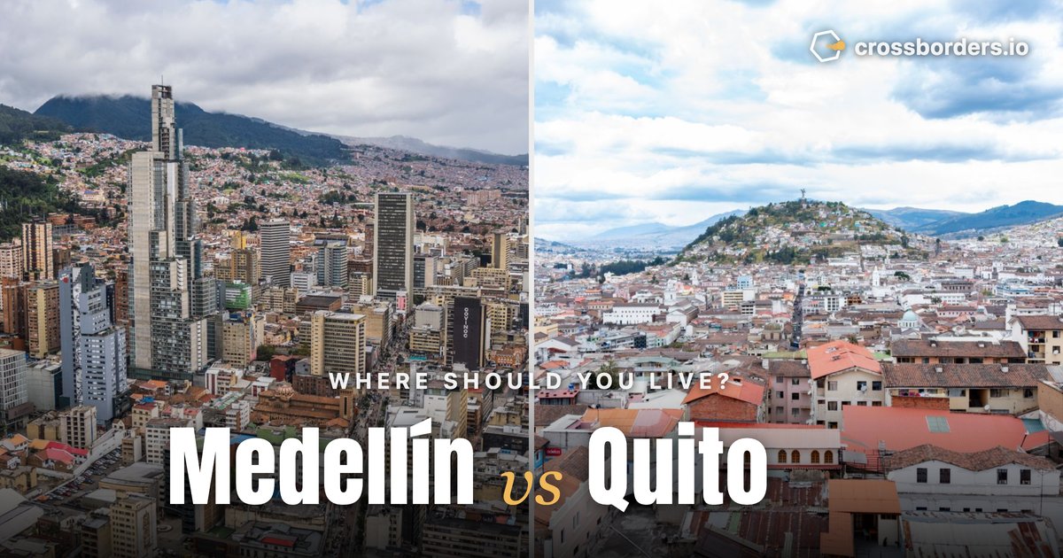 Medellín vs Quito — side-by-side city comparison