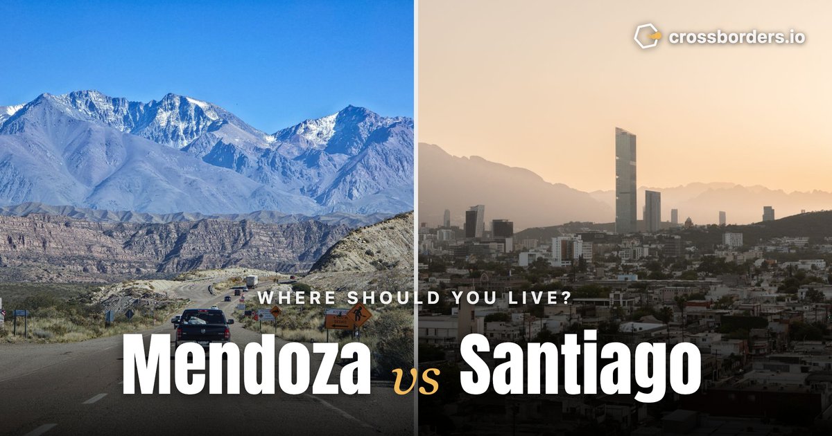 Mendoza vs Santiago — side-by-side city comparison