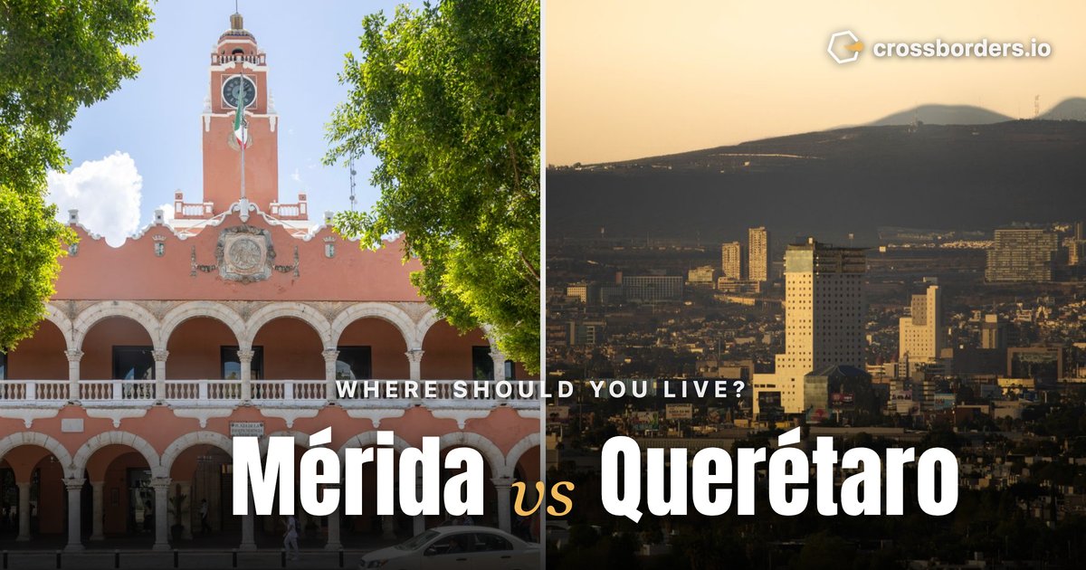 Mérida vs Querétaro — side-by-side city comparison