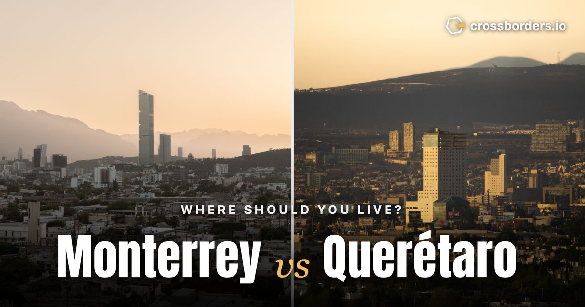 Monterrey vs Querétaro — side-by-side city comparison