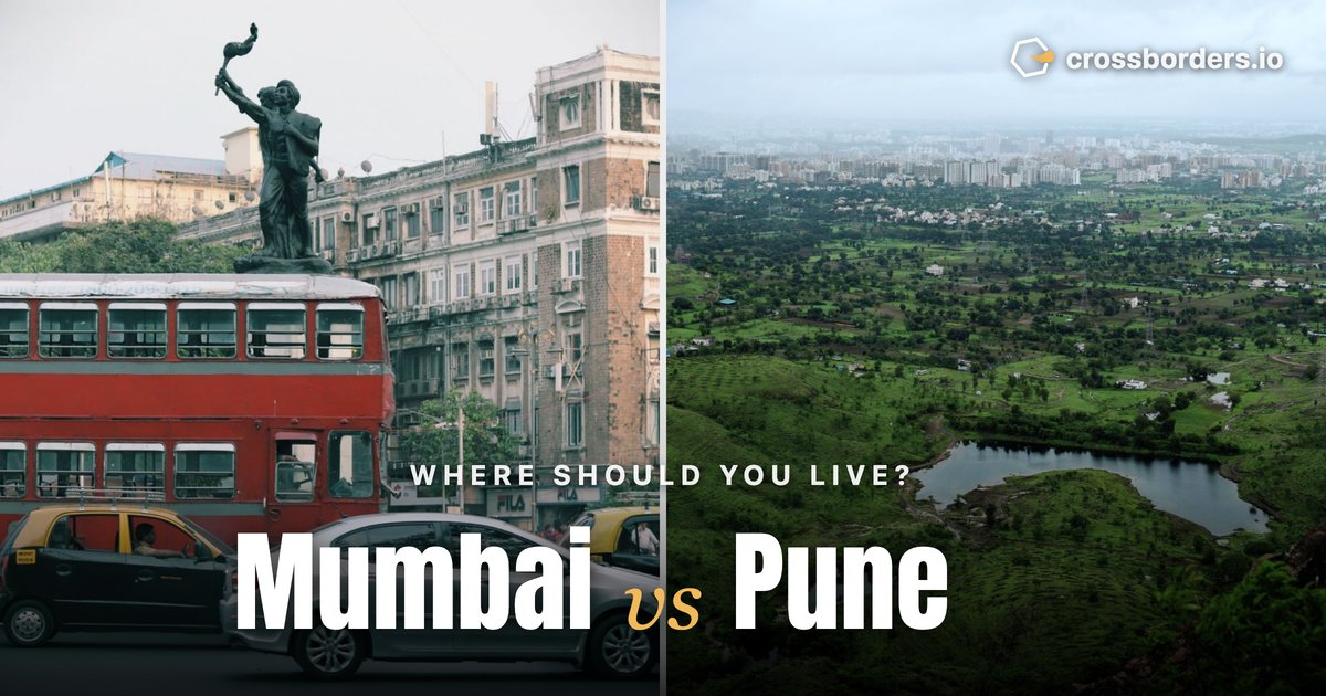 Mumbai vs Pune — side-by-side city comparison
