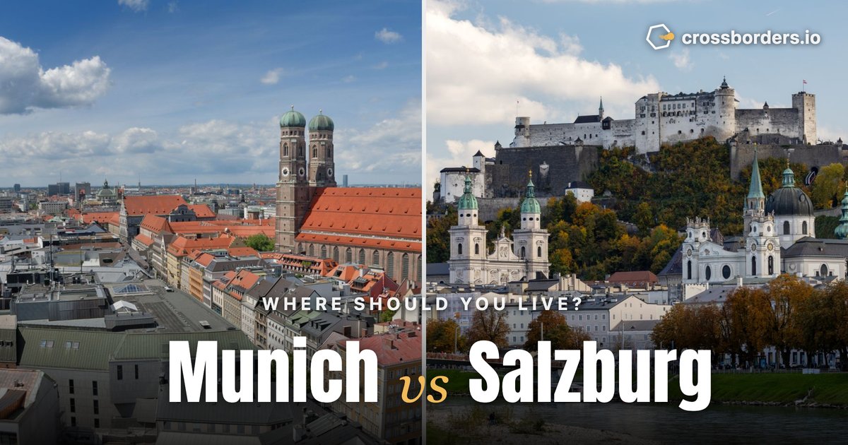 Munich vs Salzburg — side-by-side city comparison