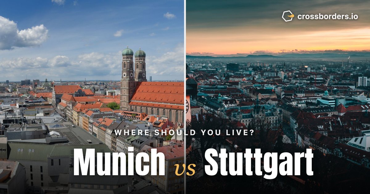 Munich vs Stuttgart — side-by-side city comparison