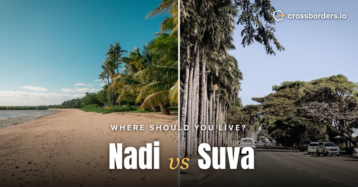 Nadi vs Suva — side-by-side city comparison
