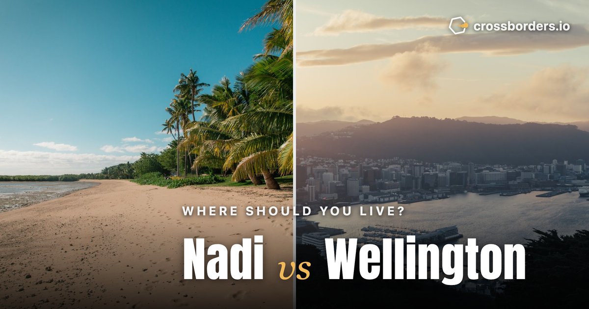 Nadi vs Wellington — side-by-side city comparison