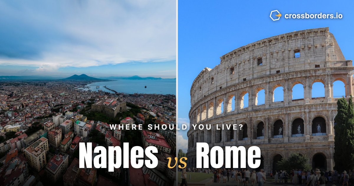 Naples vs Rome — side-by-side city comparison