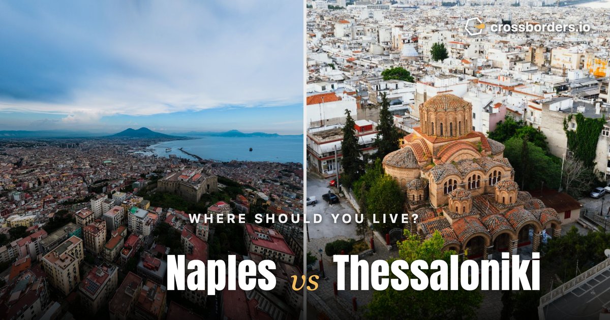 Naples vs Thessaloniki — side-by-side city comparison