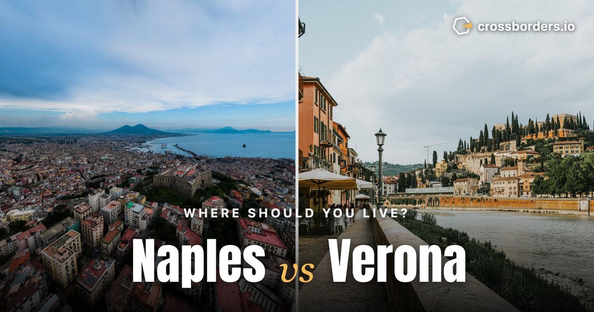 Naples vs Verona — side-by-side city comparison