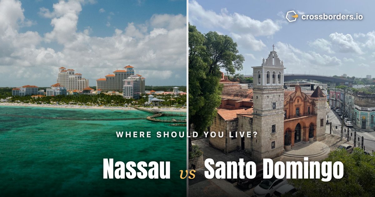 Nassau vs Santo Domingo — side-by-side city comparison