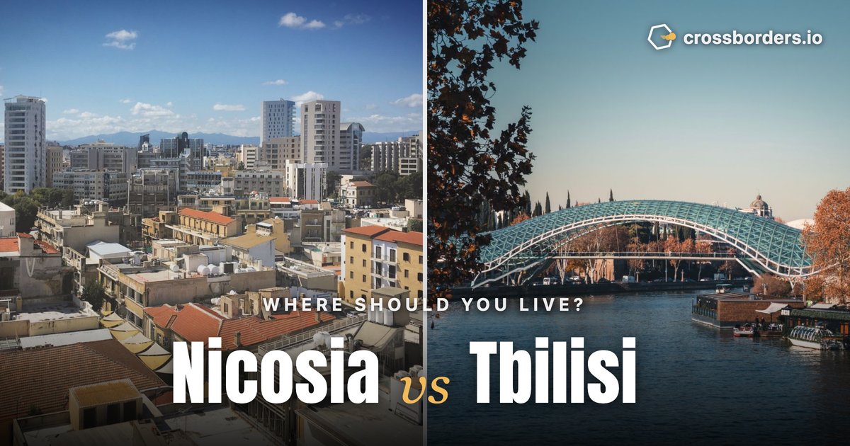 Nicosia vs Tbilisi — side-by-side city comparison