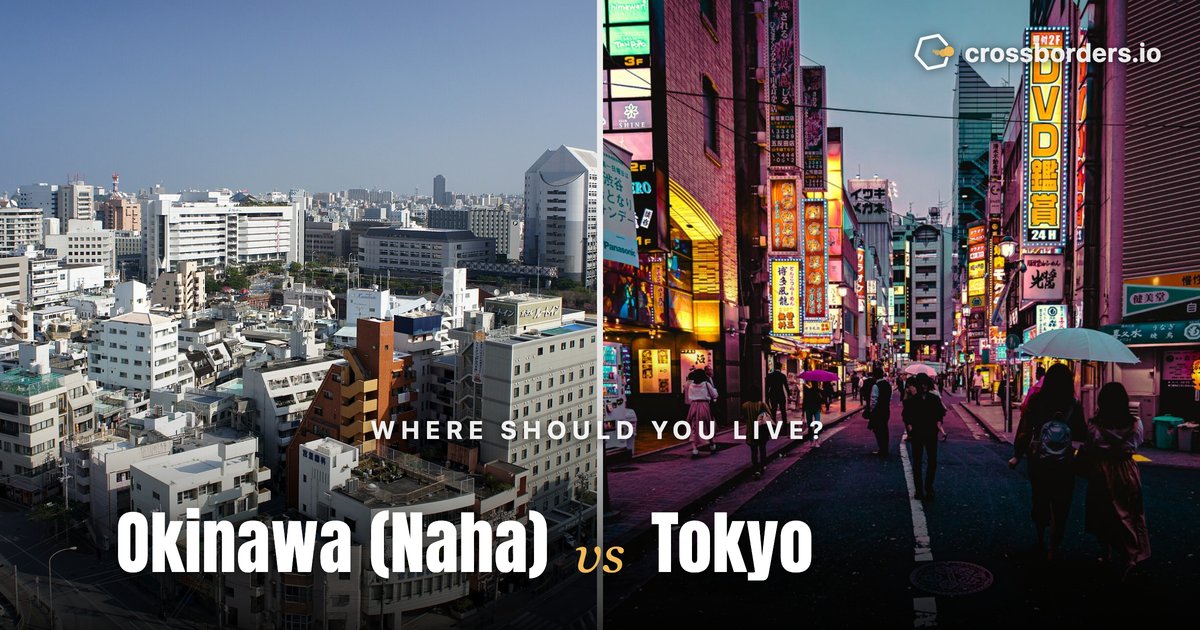 Okinawa (Naha) vs Tokyo — side-by-side city comparison