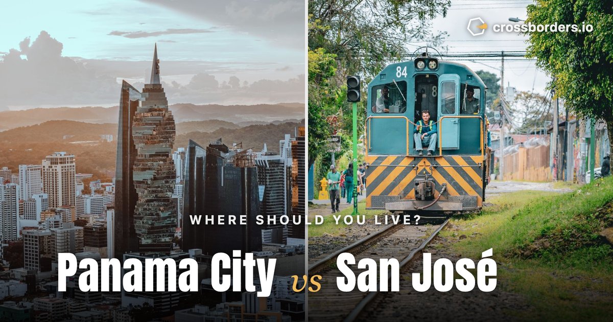 Panama City vs San José — side-by-side city comparison