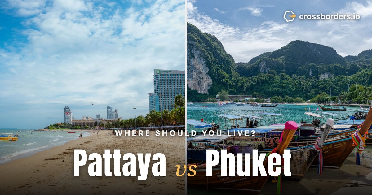 Pattaya vs Phuket — side-by-side city comparison