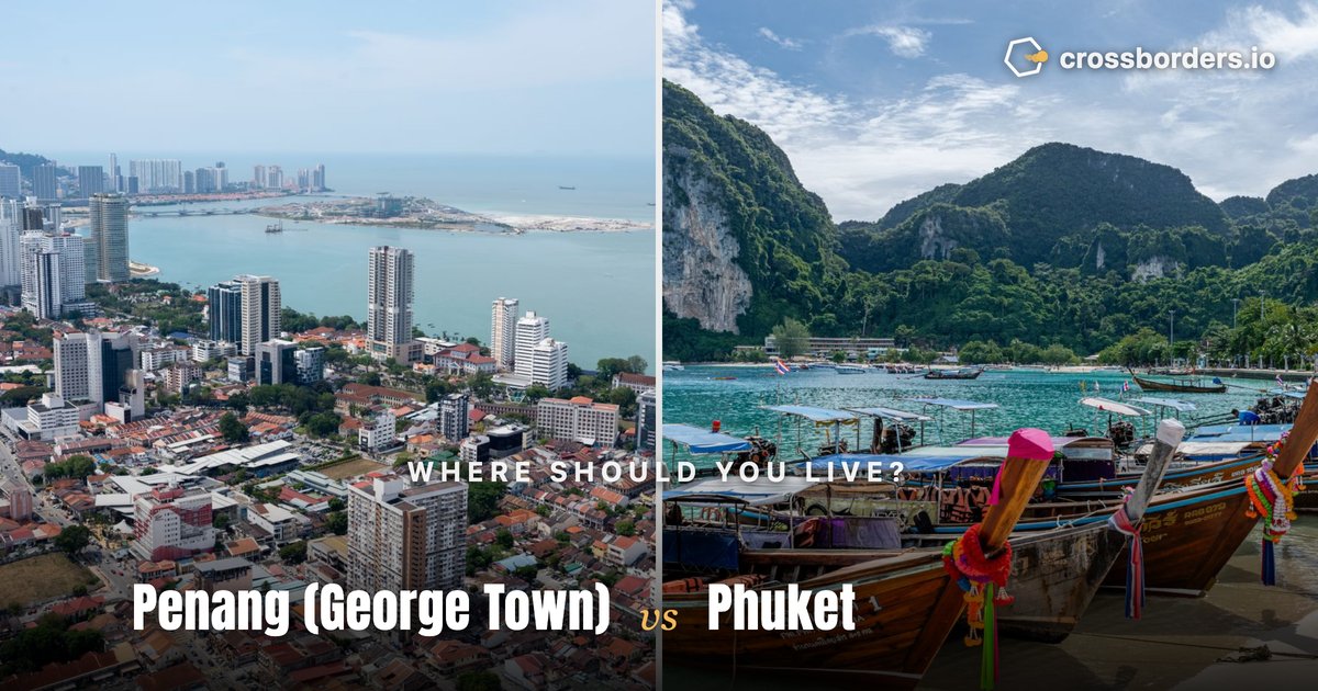Penang (George Town) vs Phuket — side-by-side city comparison