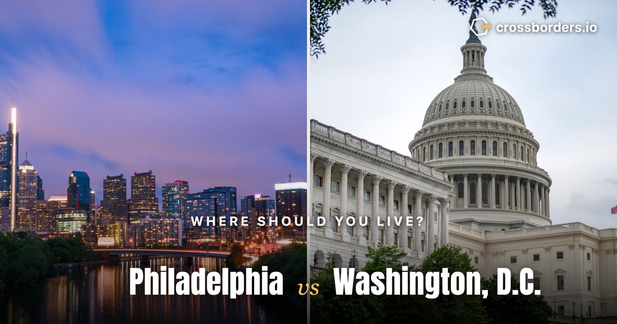 Philadelphia vs Washington, D.C. — side-by-side city comparison